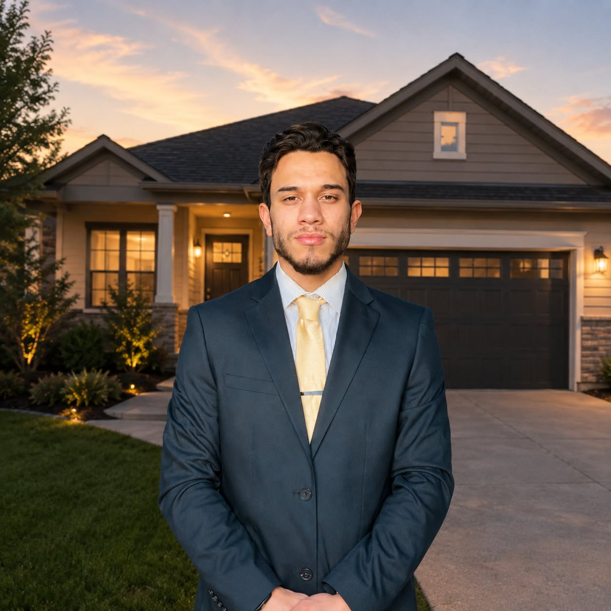 Simon "Showtime" Romero, Niagara Region real estate salesperson with Olympia Realty, at sunset